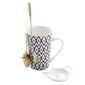 Florina Porzellanbecher mit Infuser Glitz , 350 ml