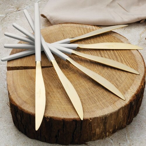 BerlingerHaus 24-teiliges Edelstahlbesteck-Set Sahara