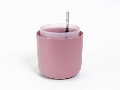 Plastia Samozavlažovací kvetináč Tolita Air ružová, pr. 16 cm