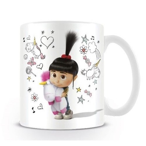 Minionki Kubek ceramiczny Agnes 315 ml, biały
