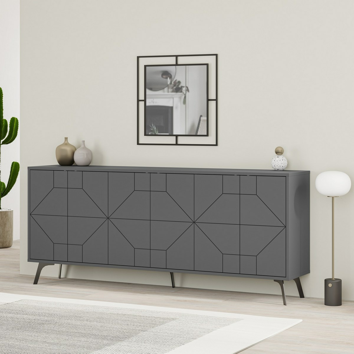 Skrinka Dune Anthracite 2