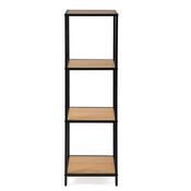 Kovový regál LOFTY Tower 4, 120 x 35 cm