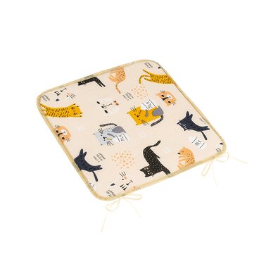 Bellatex Подушка Adéla гладка Кішка жовта, 40 x 40см