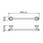 Suport pentru prosoape GEDY NV214513 Nevis 45 x8,2 cm , crom