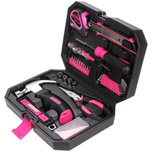Sixtol Komplet orodja Home Pink, 66 kosov