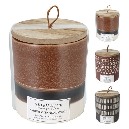 Свічка Natural Breath, натуральний віск, аромат Exotic Wood, 205 г