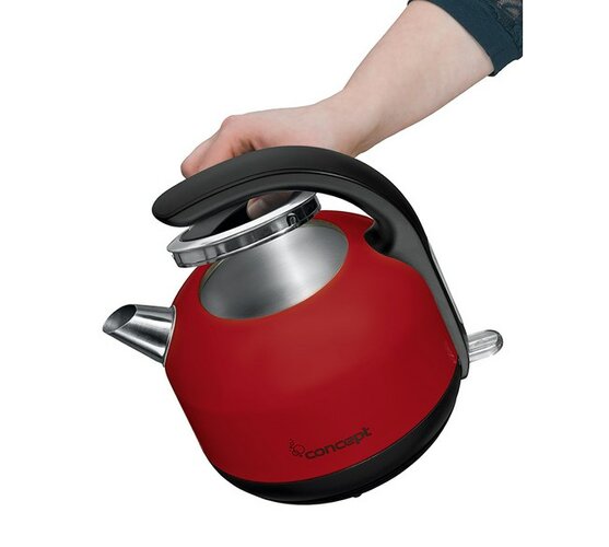 Concept Retro RK 3120 czajnik bezprzewodowyczerwony,