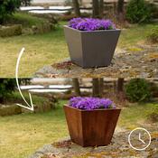 Cono Kerti virágtartó 60 x 60 x 50 cm, corten CORGARDEN 1003