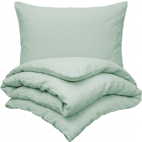 4Home Дитяча муслінова постільна білизна в ліжечко Teal, 100 x 135 см, 40 x 60 см