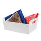 Organizator din plastic Orion Tibox, 23,5 x 18 x10,5 cm, alb