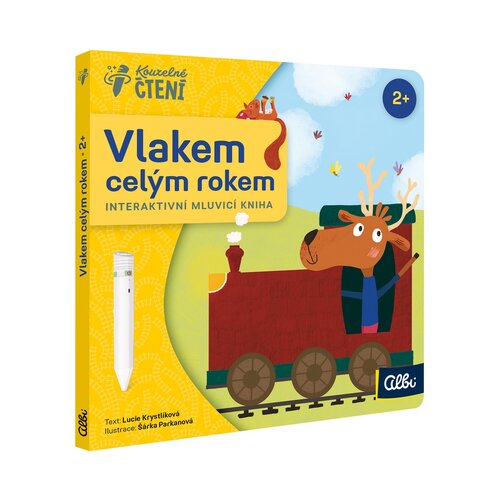 Kouzelné čtení Minikniha – Vlakem celým rokem(Magické čítanie Minikniha – Celý rok vlakom)