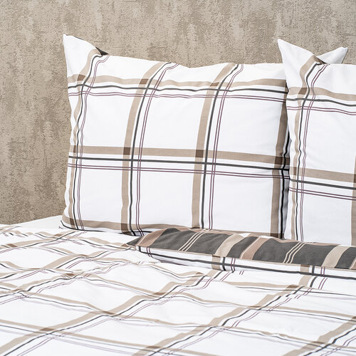 Lenjerie de pat 4Home Scotch, din bumbac, 140 x 200 cm, 70 x 90 cm