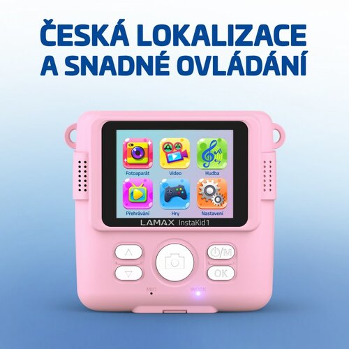 Kamera dziecięca LAMAX InstaKid1, różowa