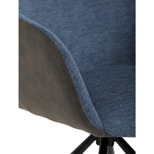 Zestaw krzeseł obiadowych z mechanizmem powrotnymDCH-Y1143 BLUE2, 2 szt.