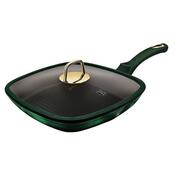 Berlinger Haus Grilovací pánev s poklicí a titanovým povrchem Emerald Collection, 28 cm