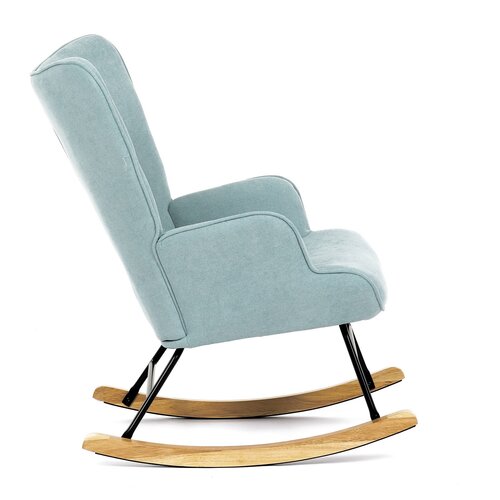Fotel bujany BLUE2, turkusowy