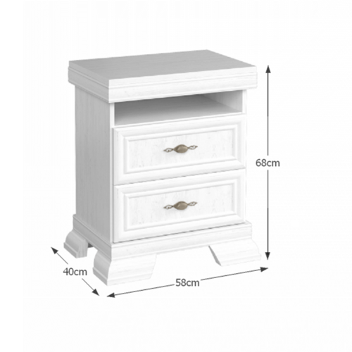 Nachttisch KORA, Andersen-Kiefer