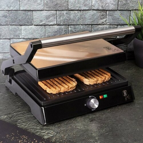 Berlinger Haus Kontaktný gril Rosegold Metallic Line, 2000 W