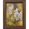 Obraz reprodukce Modré květiny, 13 x1 8 cm