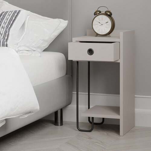 Nachttisch Sirius Right Light Mocha