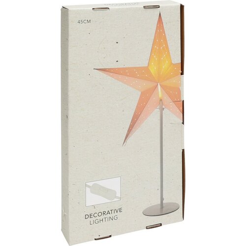 Stea de Crăciun luminoasă, înălțime 65 cm