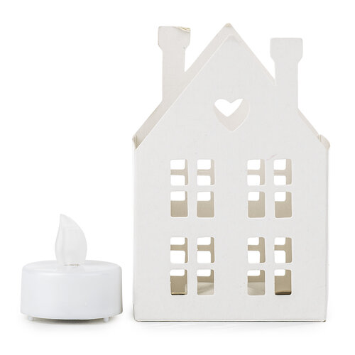 Świecznik Domek ze świeczką LED