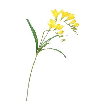 Umetno cvetje Freesia rumena, 57 cm