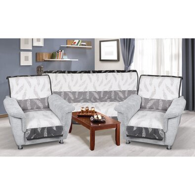 Komplet Karmela plus 3+1+1 Perje, 1 kos 150 x 200cm, 2 kosa 65 x 150 cm