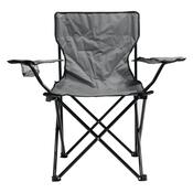 Cattara 13447 Sklopni kamp stol Bari, siva, 49 x39 x 84 cm