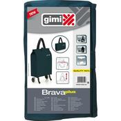 Gimi Nákupná taška na kolieskach Brava Plus modrá, 38 l