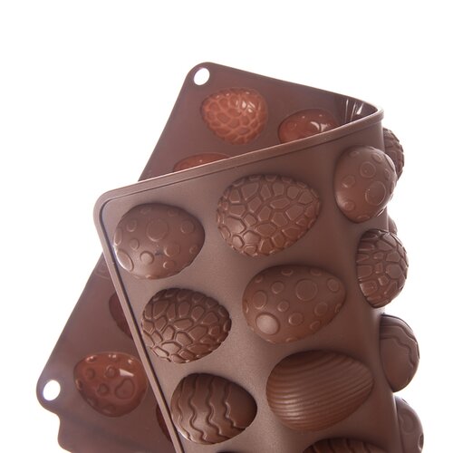 Orion Silikonska forma za čokolado Velikonočnajajca, rjava