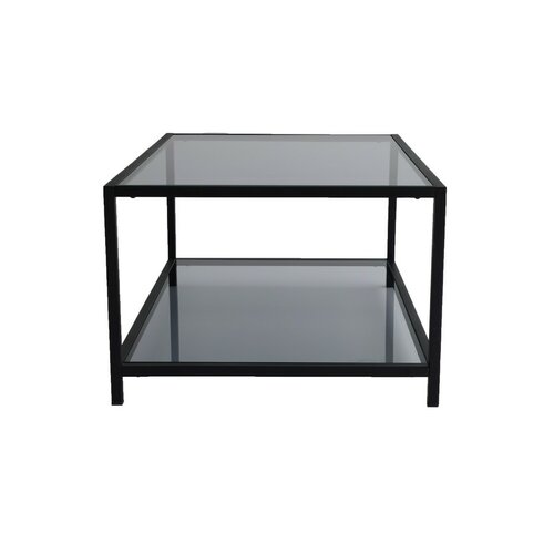 Couchtisch Astro Black mit dunklem Glas