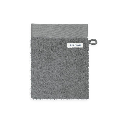 Tom Tailor Frotteewaschlappen Moody Grey, 16 x 21 cm, 6er-Set