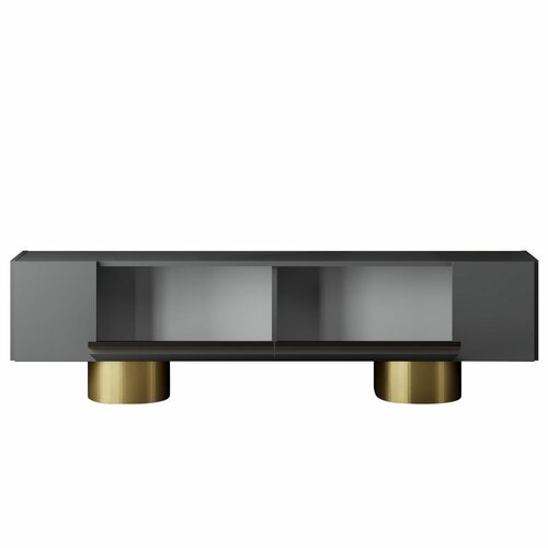 Stolik pod telewizor Bohem Anthracite and Gold