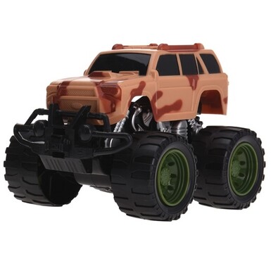Monster truck piros, 13 cm