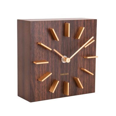 Karlsson KA5781DW Designové stolní i nástěnné hodiny, 15 cm