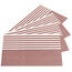 Tischsets Stripe braun, 30 x 45 cm, 4-er Set