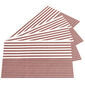 Tischsets Stripe braun, 30 x 45 cm, 4-er Set