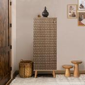 Mega Sonoma Oak Rattan cipősszekrény