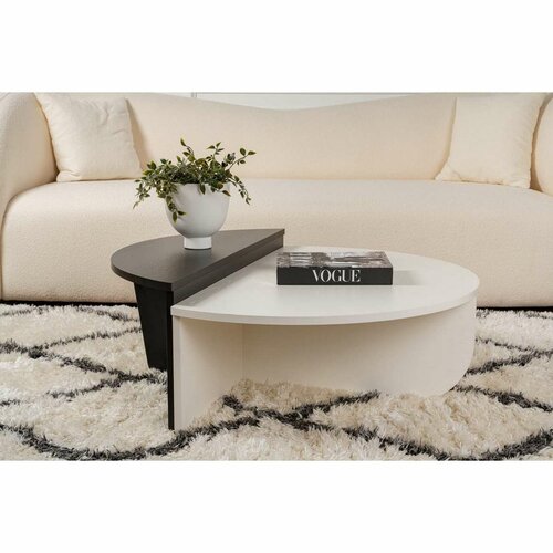 Stolik konferencyjny Orion White and Black