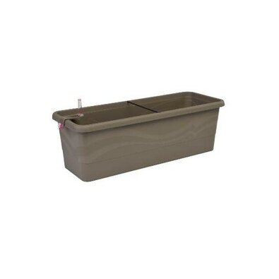 Gardenico Selbstbewässernder Pflanzbehälter Smart System Gardenie taupe, 80 x 19 x 22,5 cm