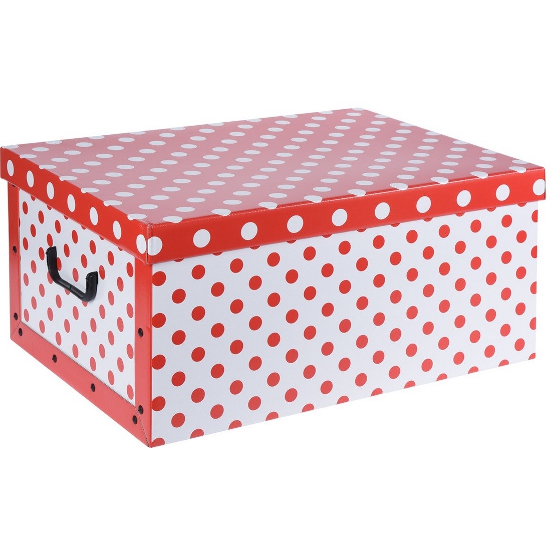 Úložný box Puntík, červená