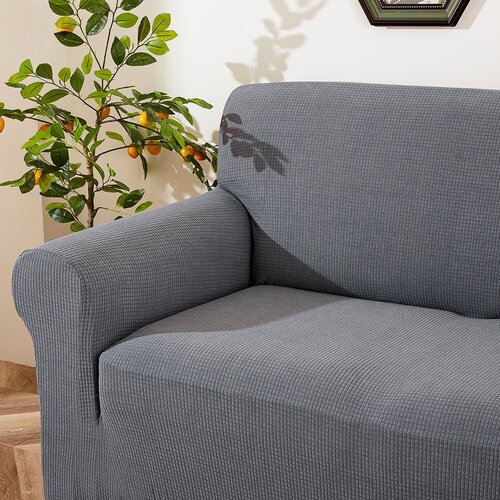 4Home Spannbezug für Sofa Magic clean Hellgrau, 190 - 230 cm