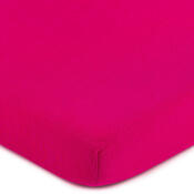 Cearşaf de pat 4Home jersey, roz, 90 x 200 cm