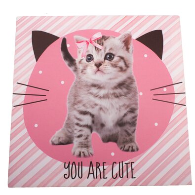 Slika na platnu You are cute roza, 28 x 28 cm