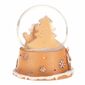 Decorațiune de Crăciun Om de zăpadă din turtădulce, poliresin, 9 cm