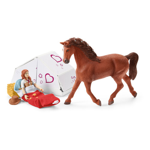 Schleich 42535 Dobrodružné auto s přívěsem a koněm