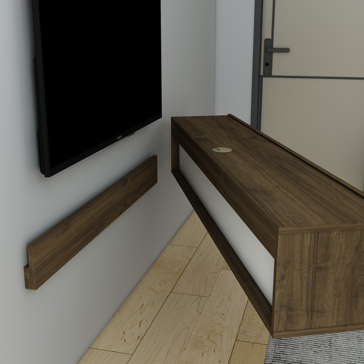 Televizní stolek Denby Walnut - thumb (4)