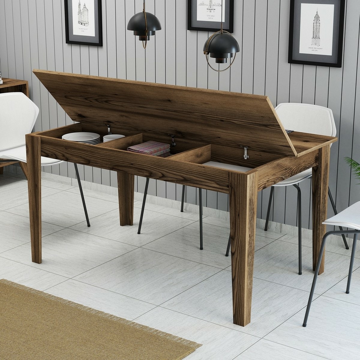 Jedálenský stôl Milan Walnut