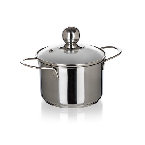 Cratiță din oțel inoxidabil Banquet cu capacPiccolo , 12 cm, 0,85 l